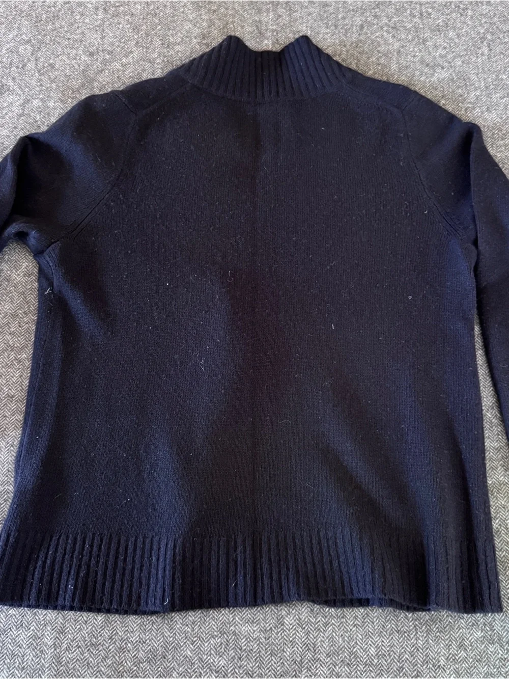 Jcrew Navy 3/4 sleeve cashmere blend Cardigan
